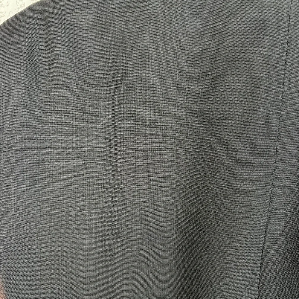 Vintage Burberrys Super 100s Wool‎ Black Blazer Gold Crest Buttons Men's XL